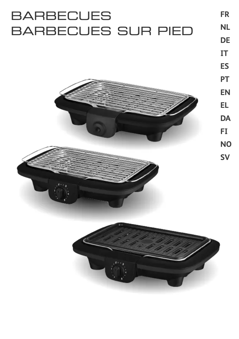 Page 1 de la notice Manuel utilisateur Tefal BG901O12