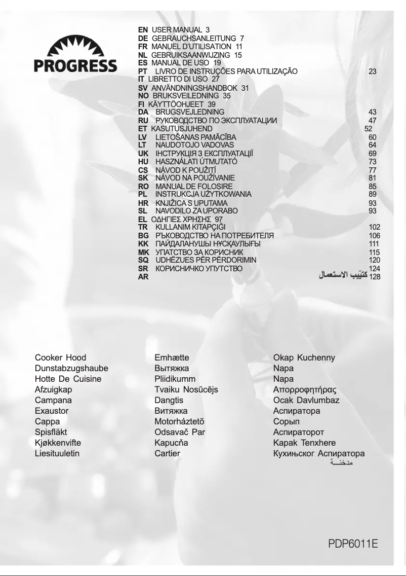 Image de la première page du manuel de l'appareil PDP6011E