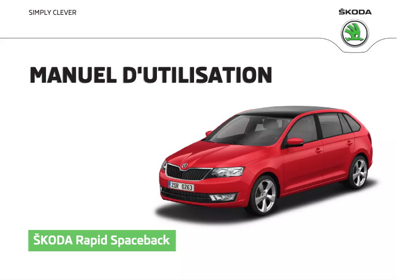 Image de la première page du manuel de l'appareil Rapid Spaceback (2016)