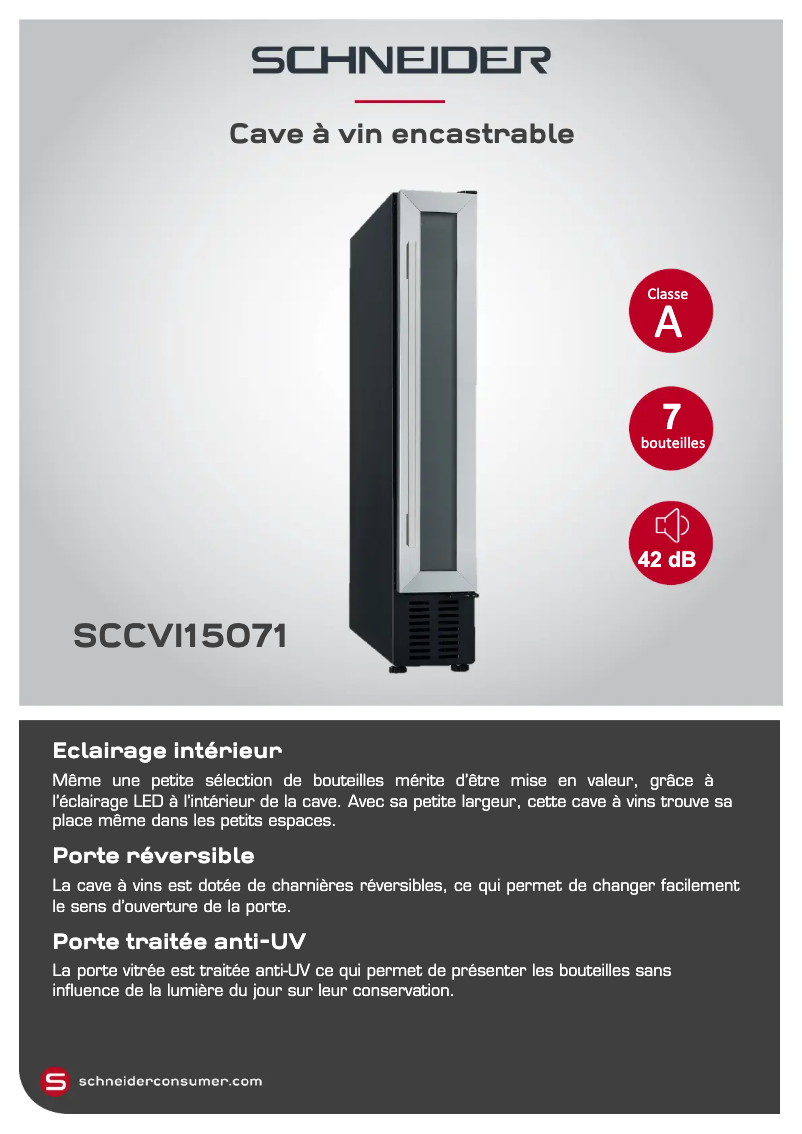Page n°1 - Manuel utilisateur Schneider SCCVI15071