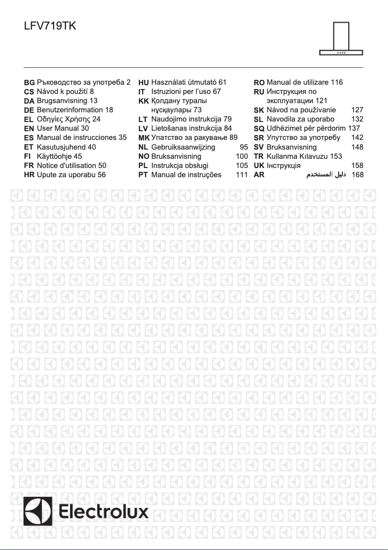 Page n°1 - Manuel utilisateur Electrolux LFV719TK