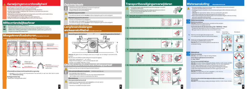 Page n°1 - Manuel utilisateur Bosch WAS32741