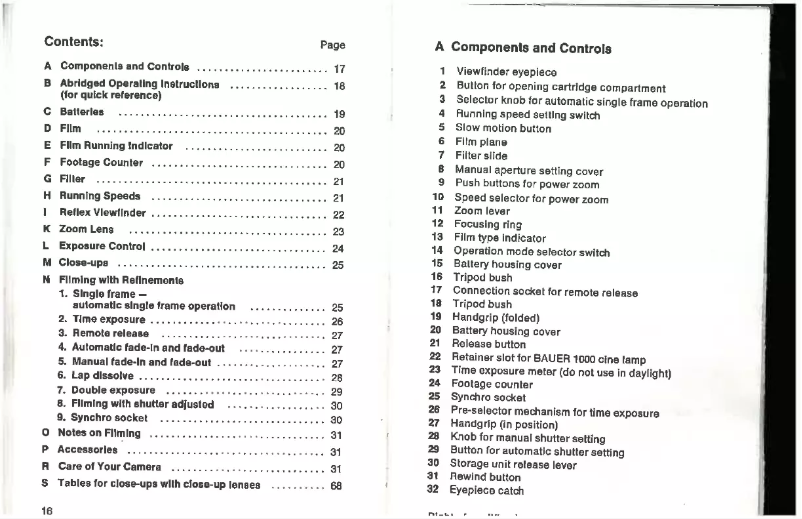 Image de la première page du manuel de l'appareil C Royal 6E
