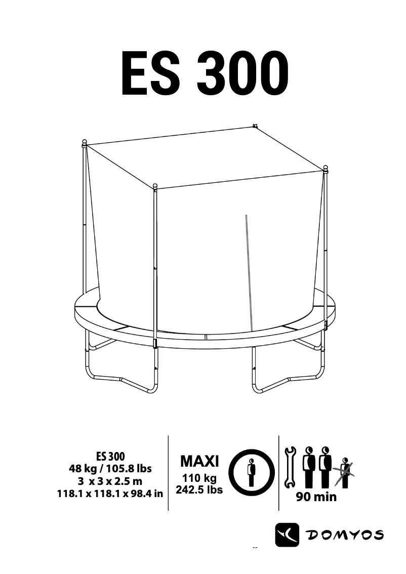 Image de la première page du manuel de l'appareil ES 300