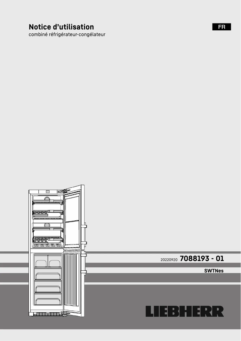 Page 1 de la notice Manuel utilisateur Liebherr SBSes 8496 Premium
