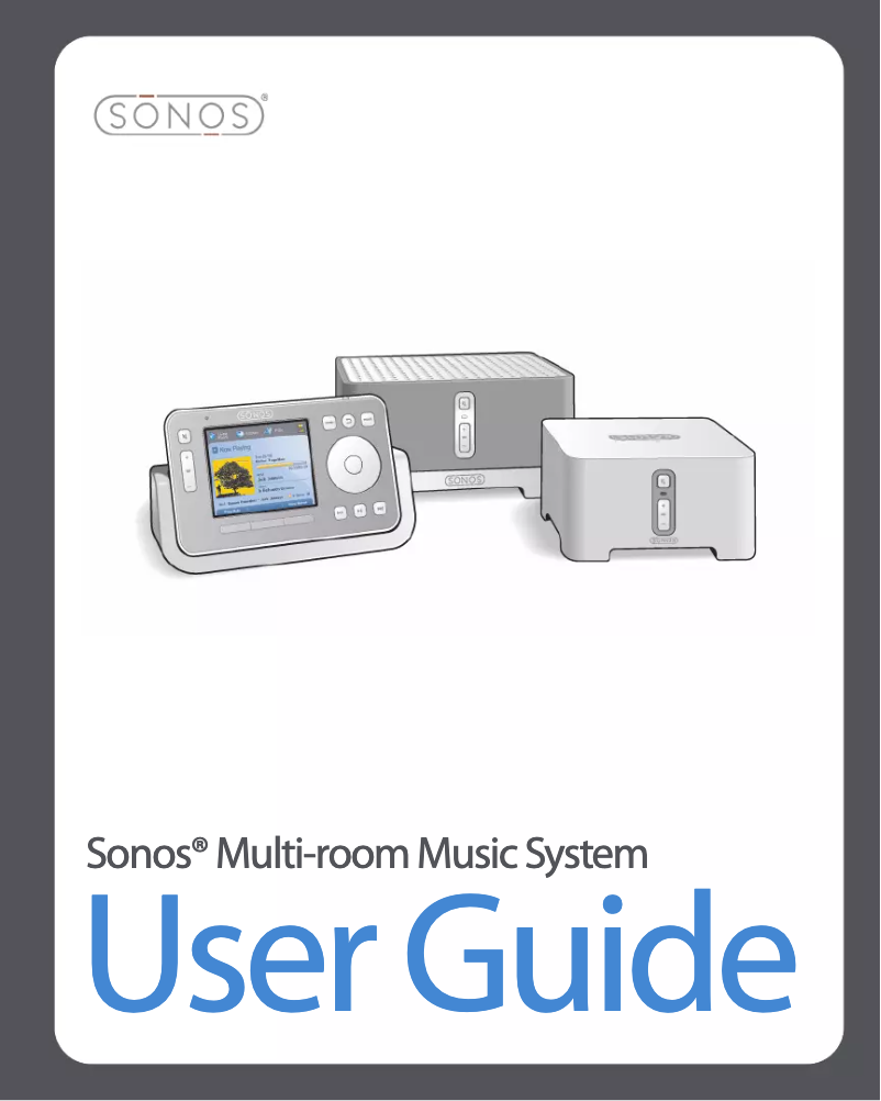 Página 1 del manual Manual de usuario Sonos ZonePlayer 90