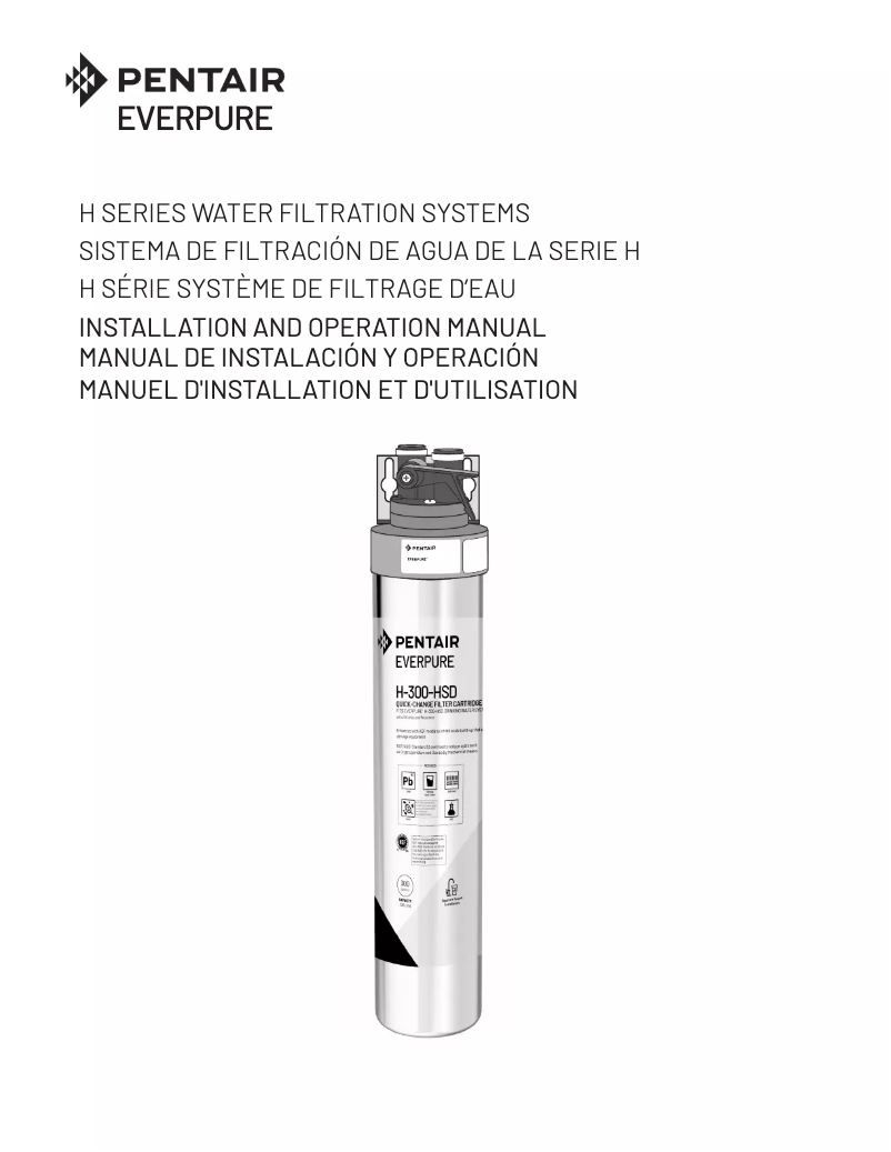 Image de la première page du manuel de l'appareil H-300