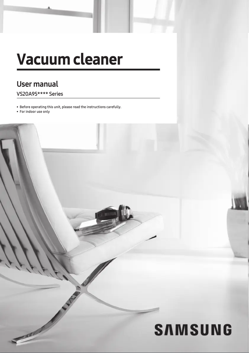 Page n°1 - Manuel utilisateur Samsung VS20A95973B