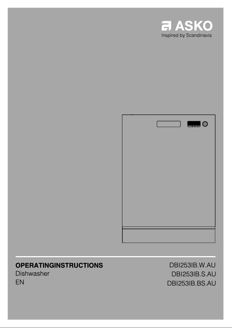 Image de la première page du manuel de l'appareil DBI253IB.BS.AU