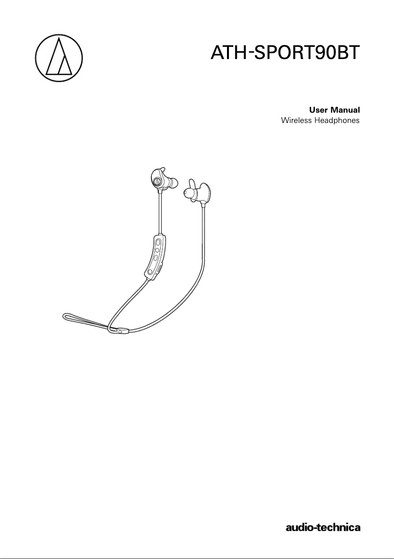Image de la première page du manuel de l'appareil ATH-SPORT90BT