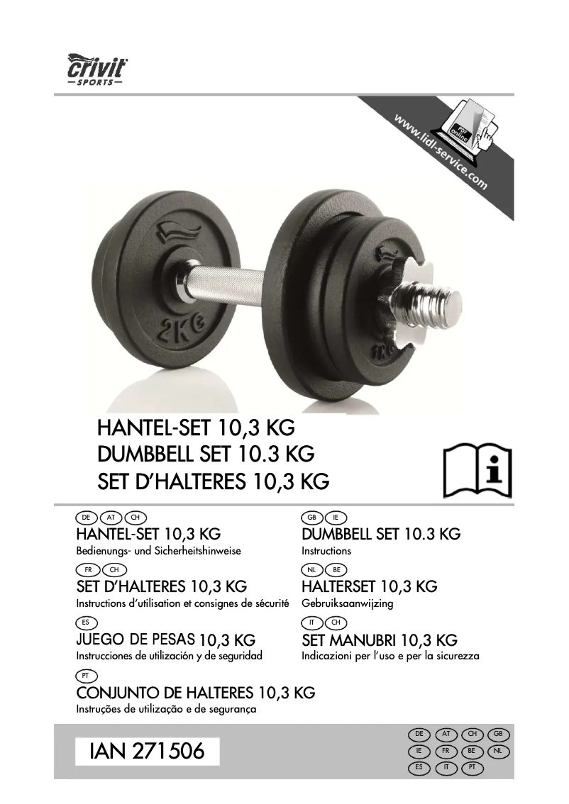 Image de la première page du manuel de l'appareil IAN 271506