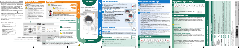 Image de la première page du manuel de l'appareil WT46W362FG