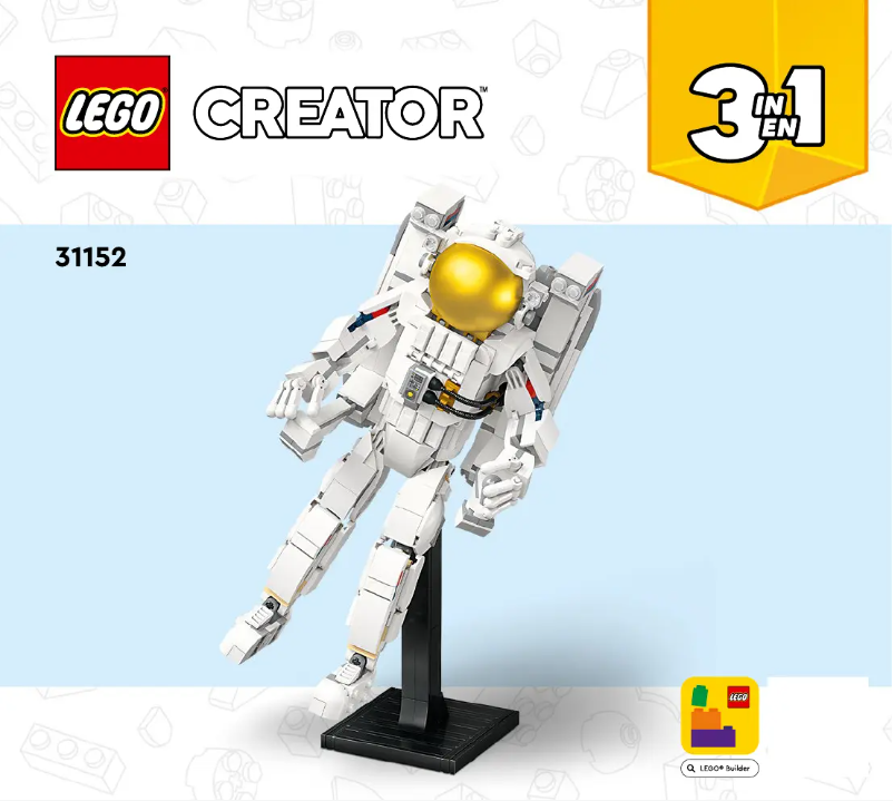 Page 1 de la notice Manuel utilisateur Lego Creator 31152