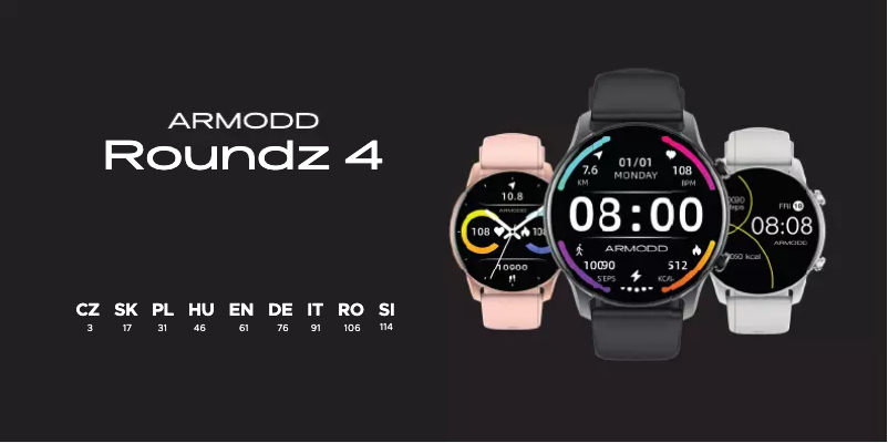 Page 1 de la notice Manuel utilisateur Armodd Roundz 4