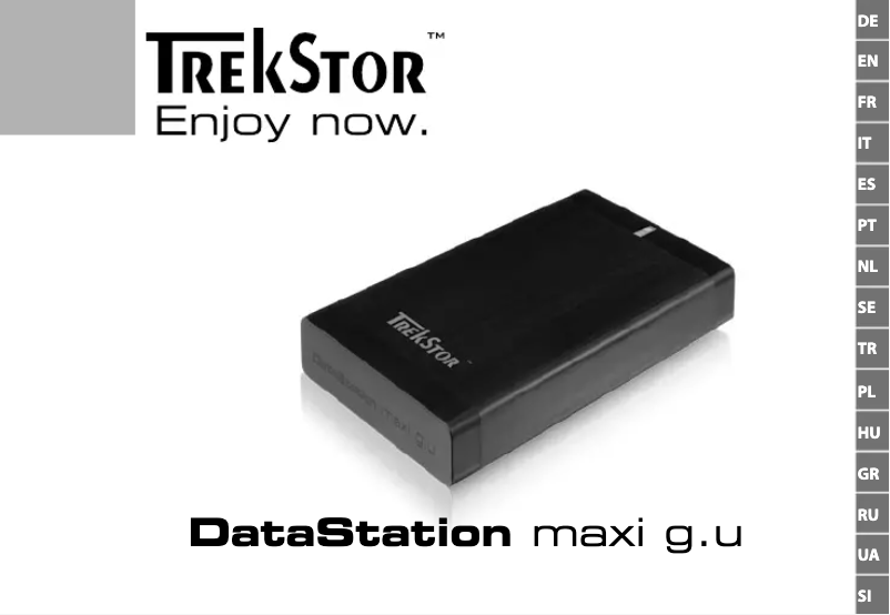 Image de la première page du manuel de l'appareil DataStation maxi g.u