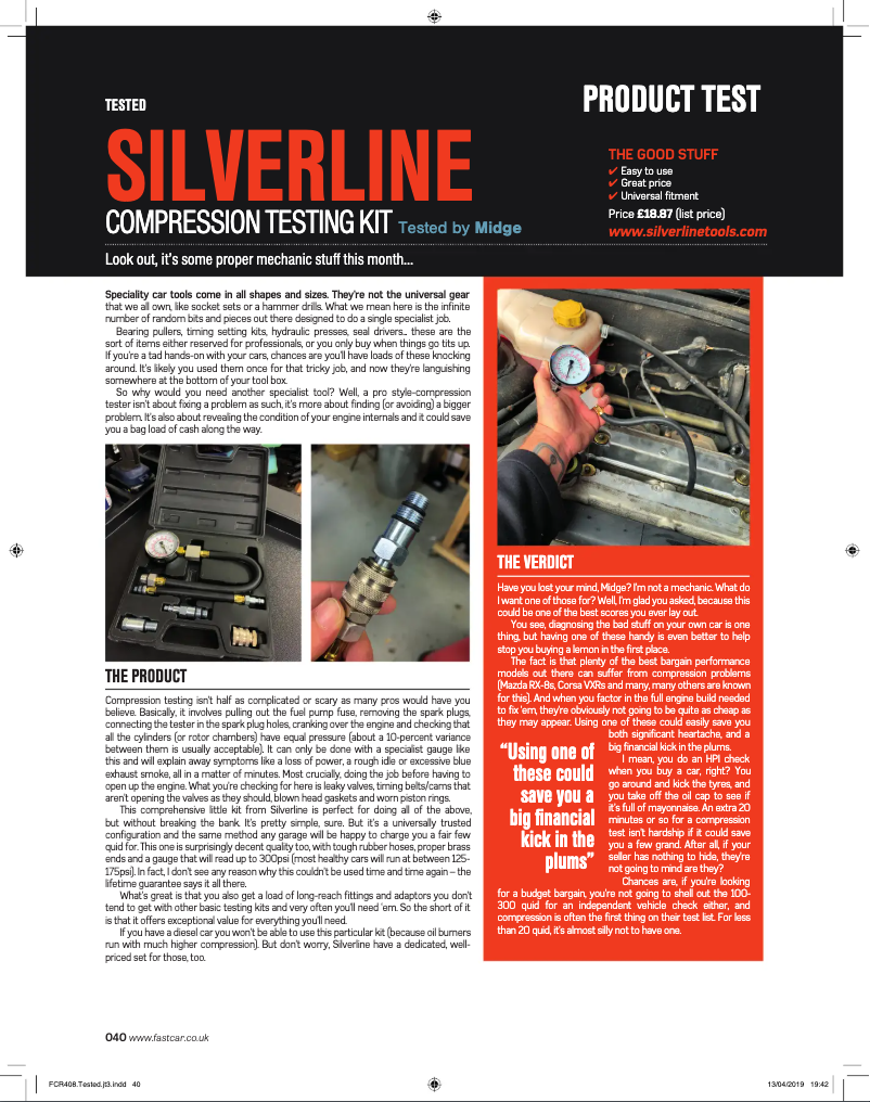 Page 1 de la notice Manuel utilisateur Silverline 598559