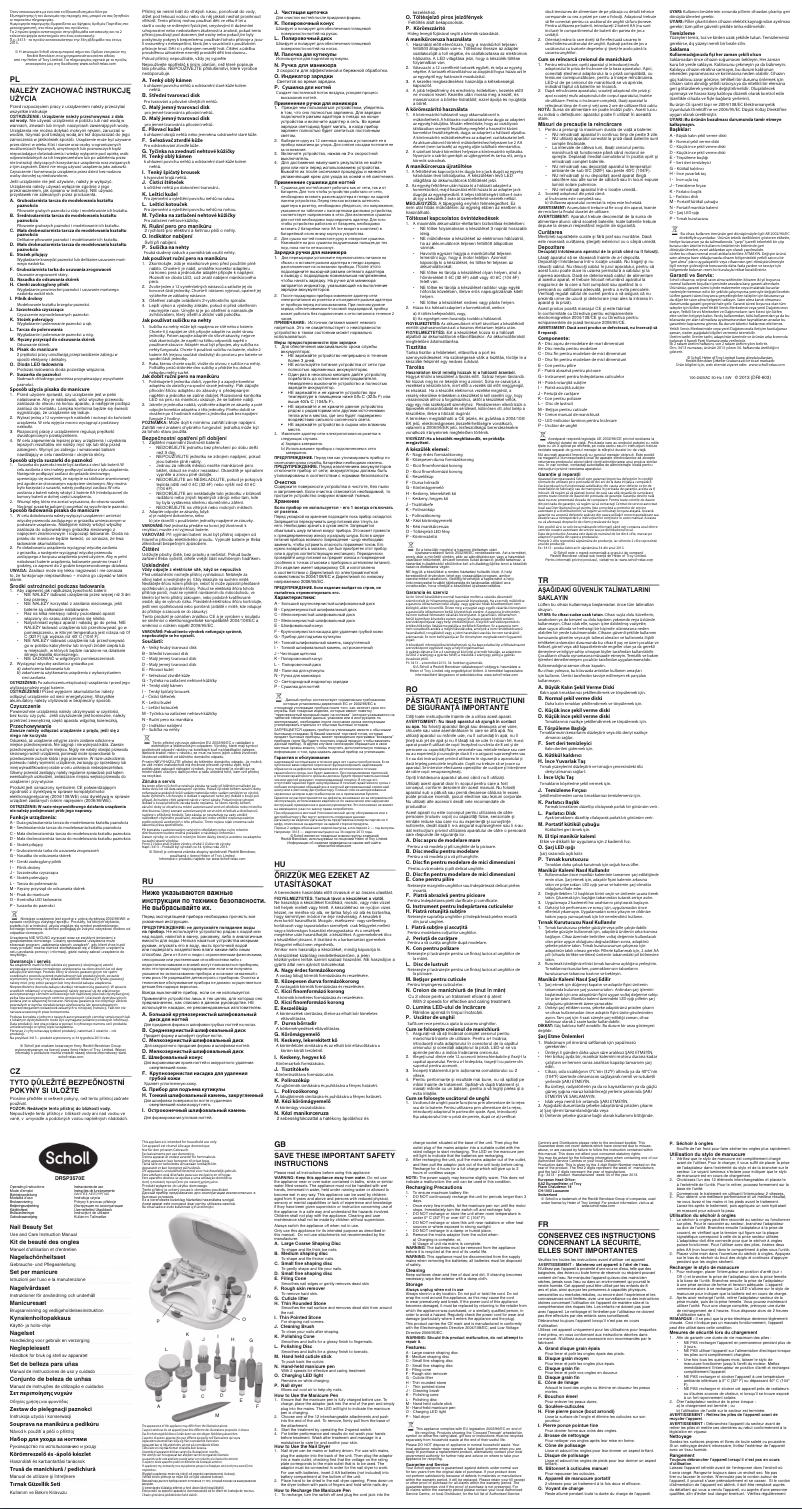 Image de la première page du manuel de l'appareil DRSP3570E