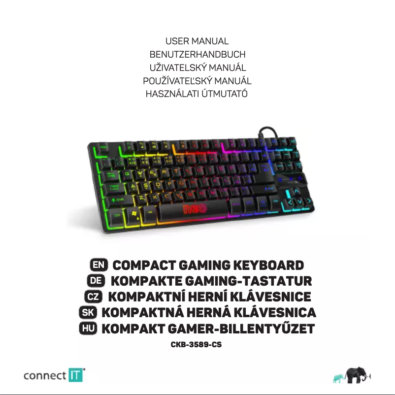 Page n°1 - Manuel utilisateur Connect IT CKB-3589-CS