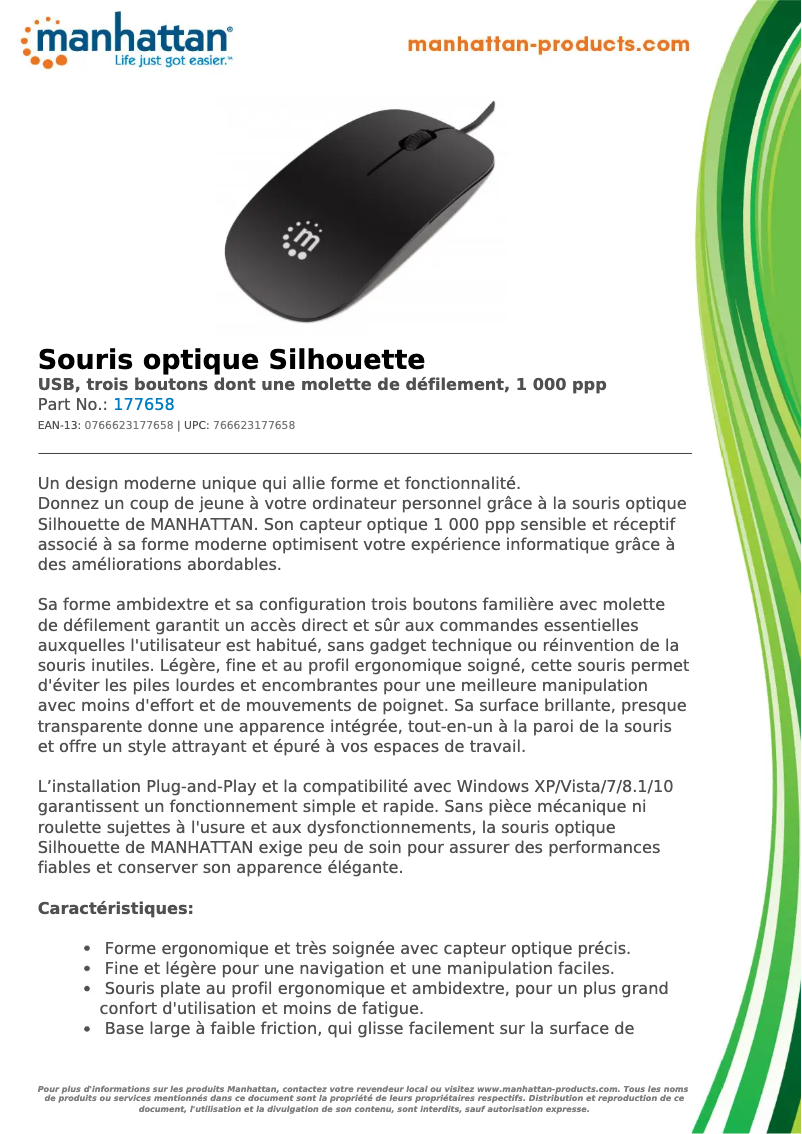 Image de la première page du manuel de l'appareil Silhouette 177658