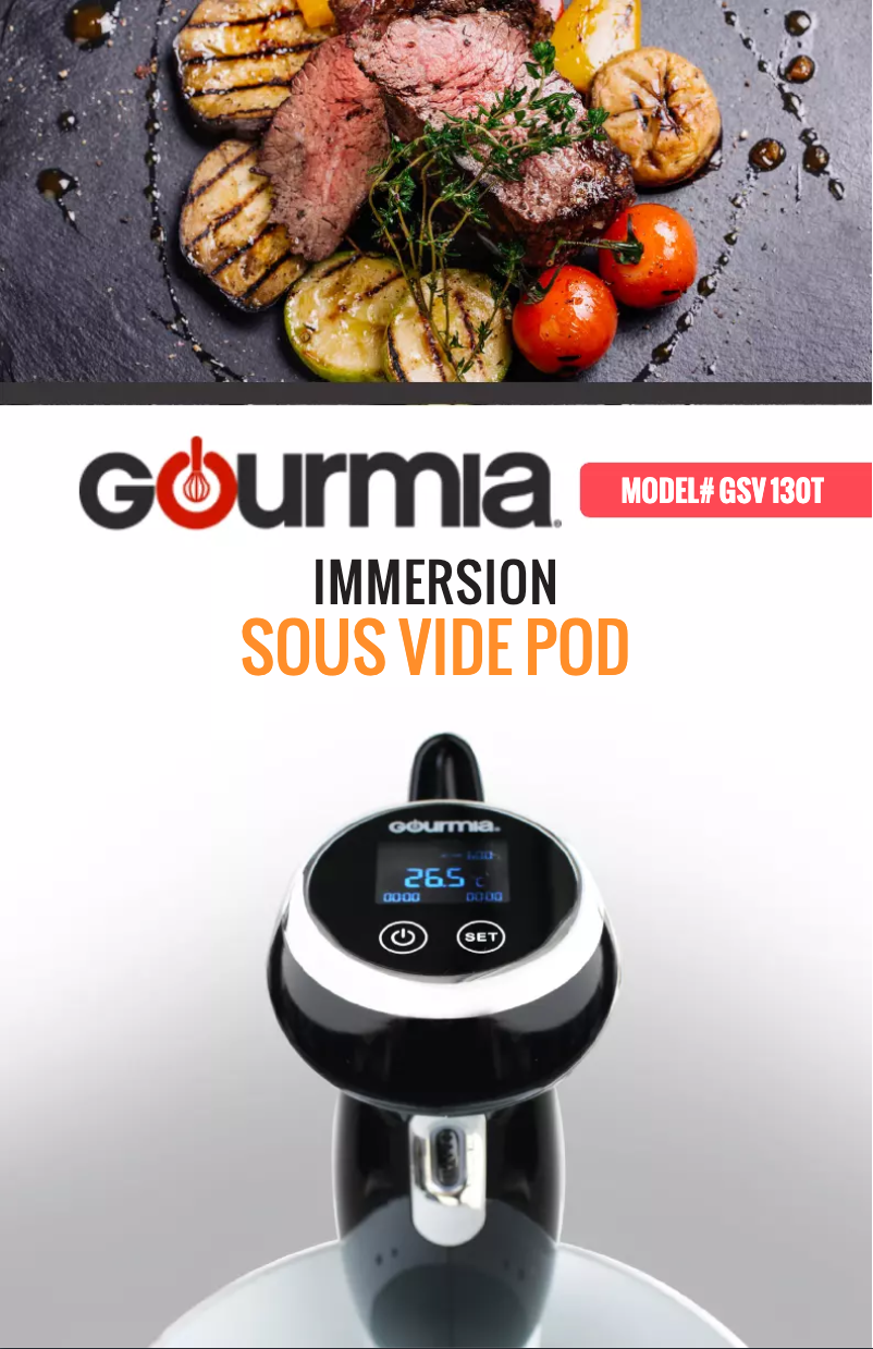 Image de la première page du manuel de l'appareil GSV130T