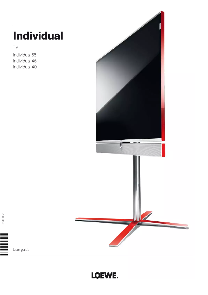 Page n°1 - Manuel utilisateur Loewe Individual 40