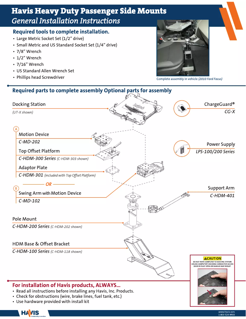Image de la première page du manuel de l'appareil C-HDM-212