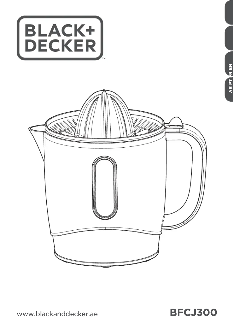 Image de la première page du manuel de l'appareil BFCJ300