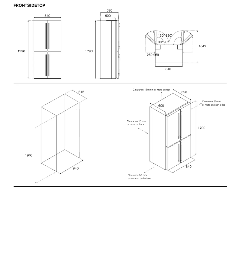 Image de la première page du manuel de l'appareil RCD84F4FXNC