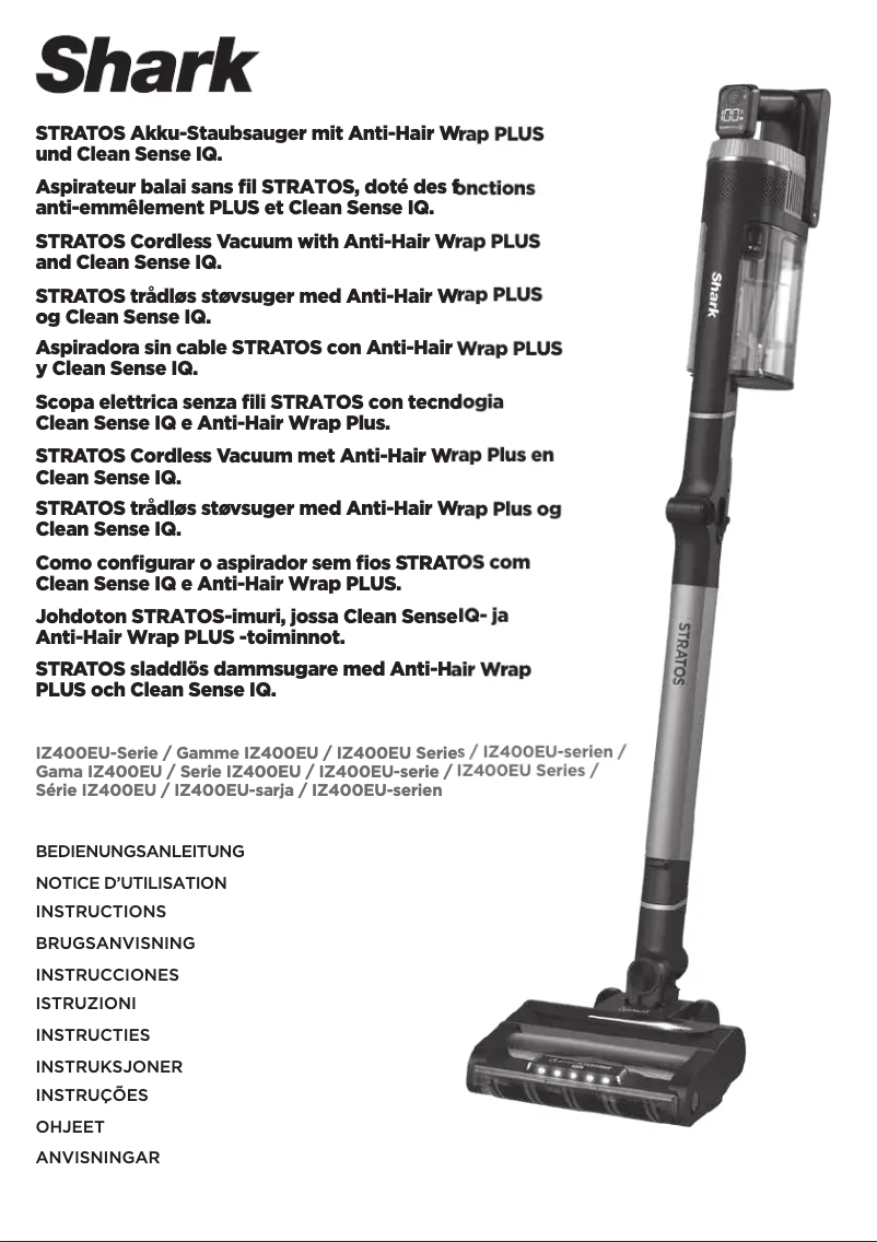 Image de la première page du manuel de l'appareil Stratos IZ400EU
