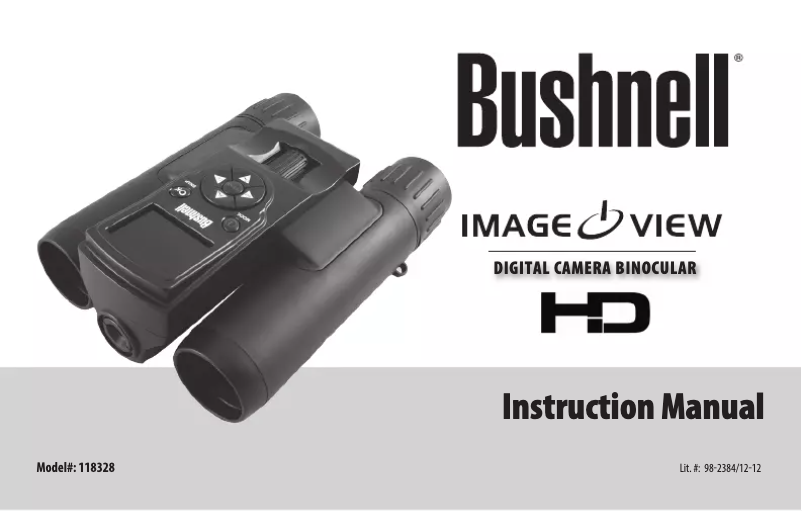 Page n°1 - Manuel utilisateur Bushnell ImageView HD 118328