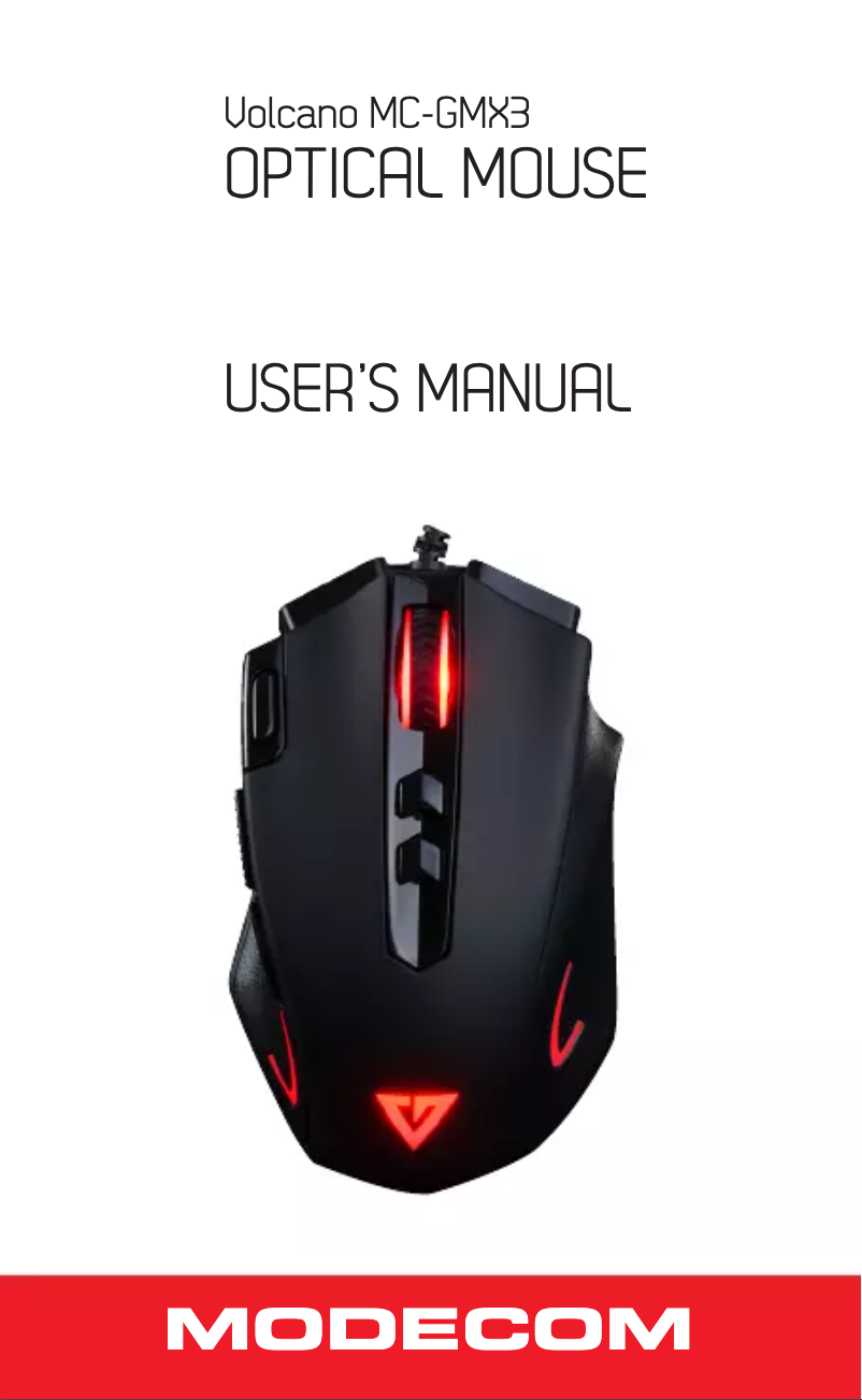 Page 1 de la notice Manuel utilisateur ModeCom MC-GMX3