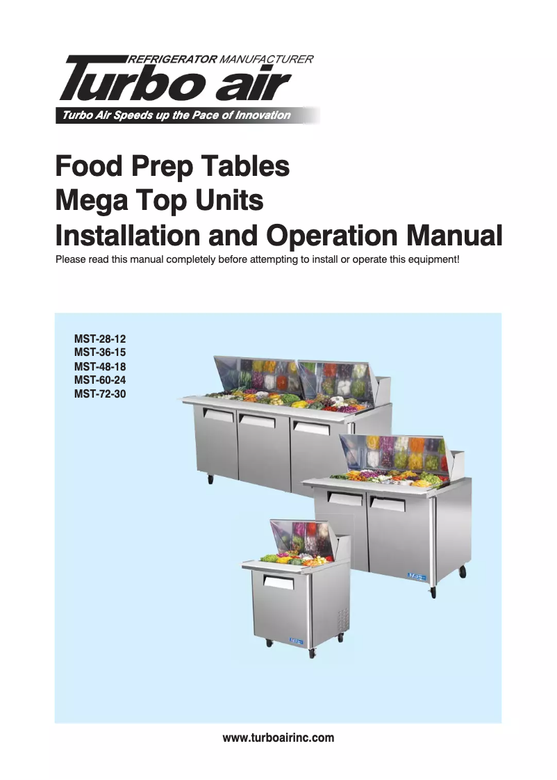 Imagen de la primera página del manual del dispositivo MST-28-12