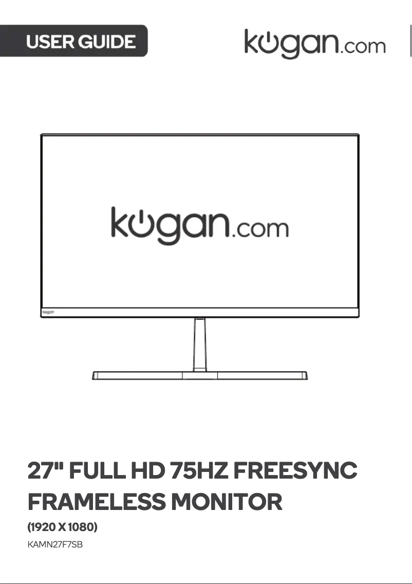 Page 1 de la notice Manuel utilisateur Kogan KAMN27F7SB