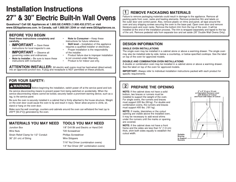 Image de la première page du manuel de l'appareil Profile PT9551SLSS