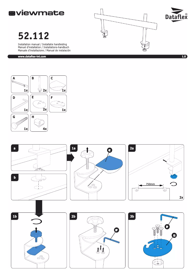 Page 1 de la notice Manuel utilisateur Dataflex ViewMate 112