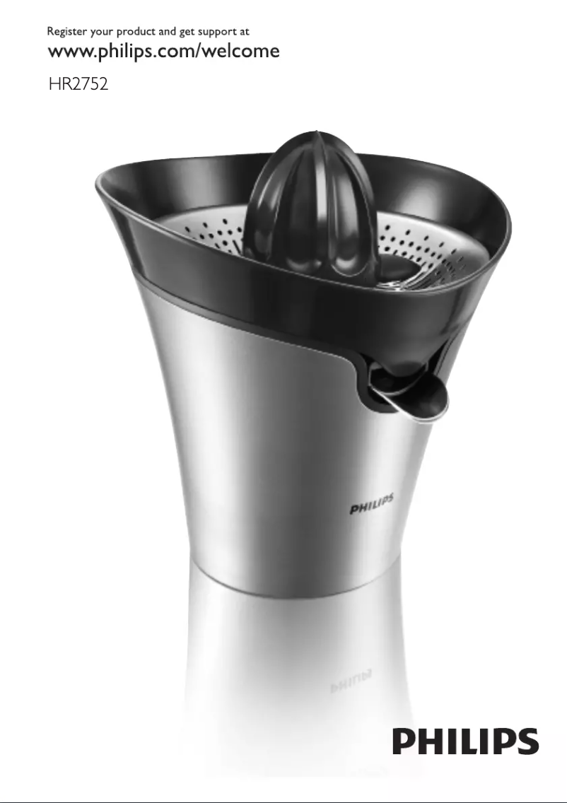 Page 1 de la notice Manuel utilisateur Philips Avance Collection