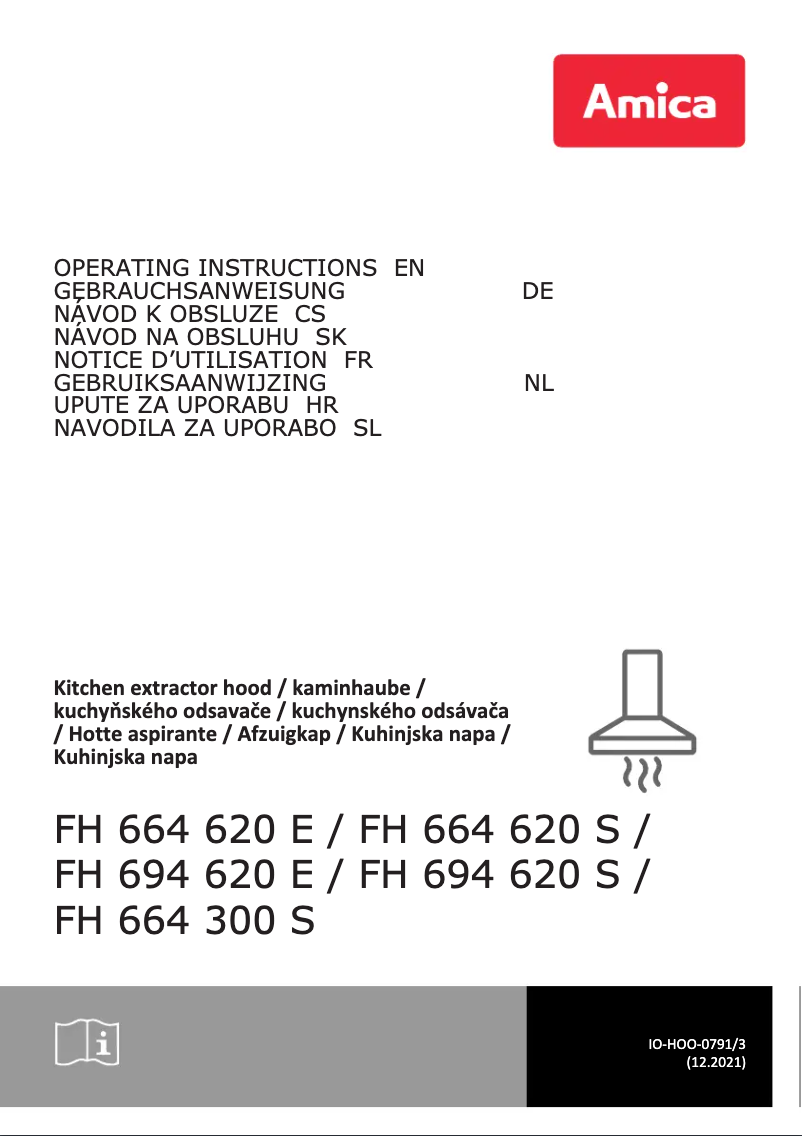 Page 1 de la notice Manuel utilisateur Amica FH 664 620 S