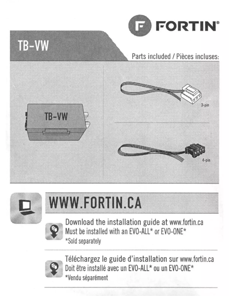 Image de la première page du manuel de l'appareil TB-VW