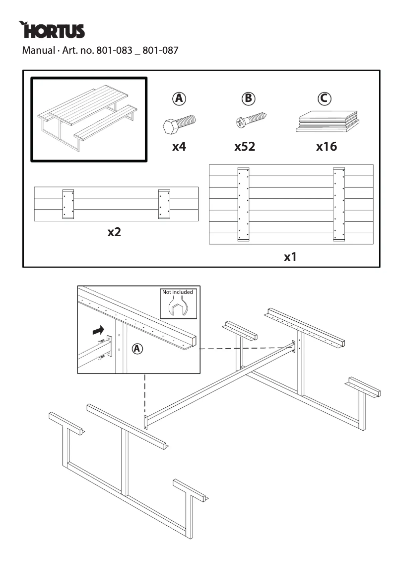 First page image of the manual for 801-083