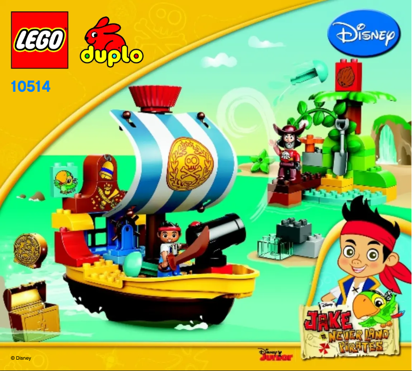 Page 1 de la notice Manuel utilisateur Lego Jake's Pirate Ship Bucky