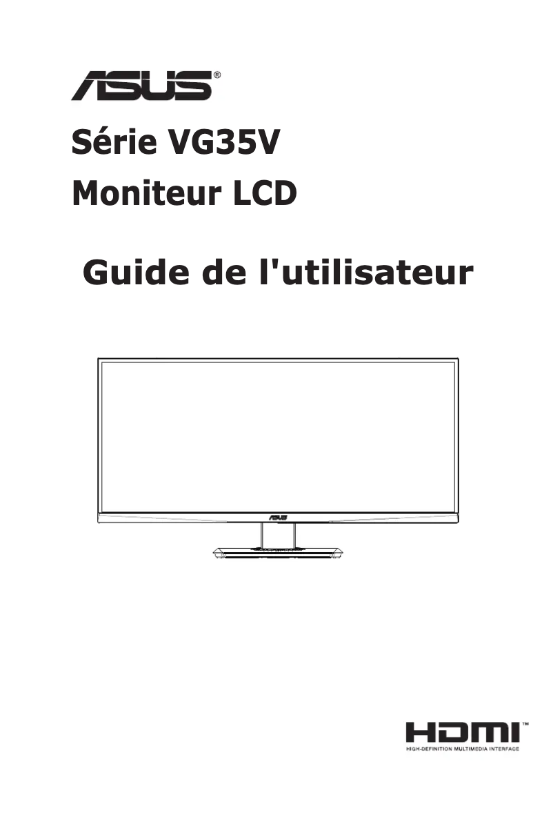 Page n°1 - Manuel utilisateur Asus TUF Gaming VG35VQ