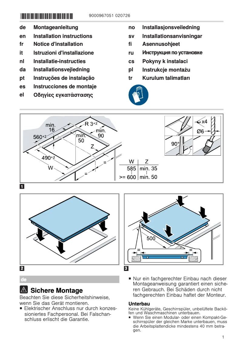 Page 1 de la notice Manuel utilisateur PITSOS CRE611S06
