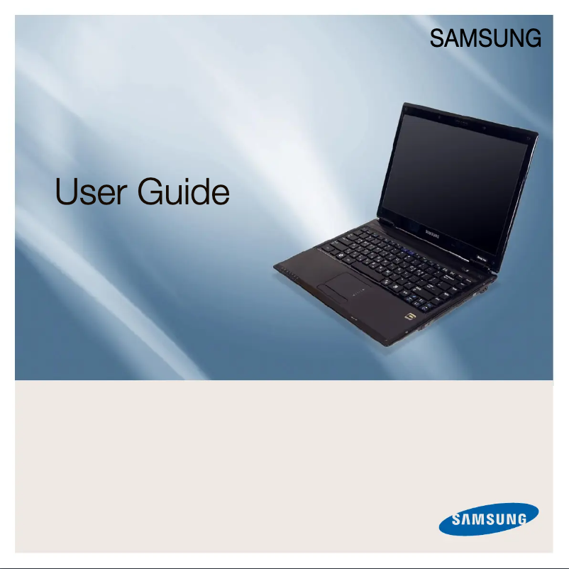 Page 1 de la notice Manuel utilisateur Samsung NP-X460I
