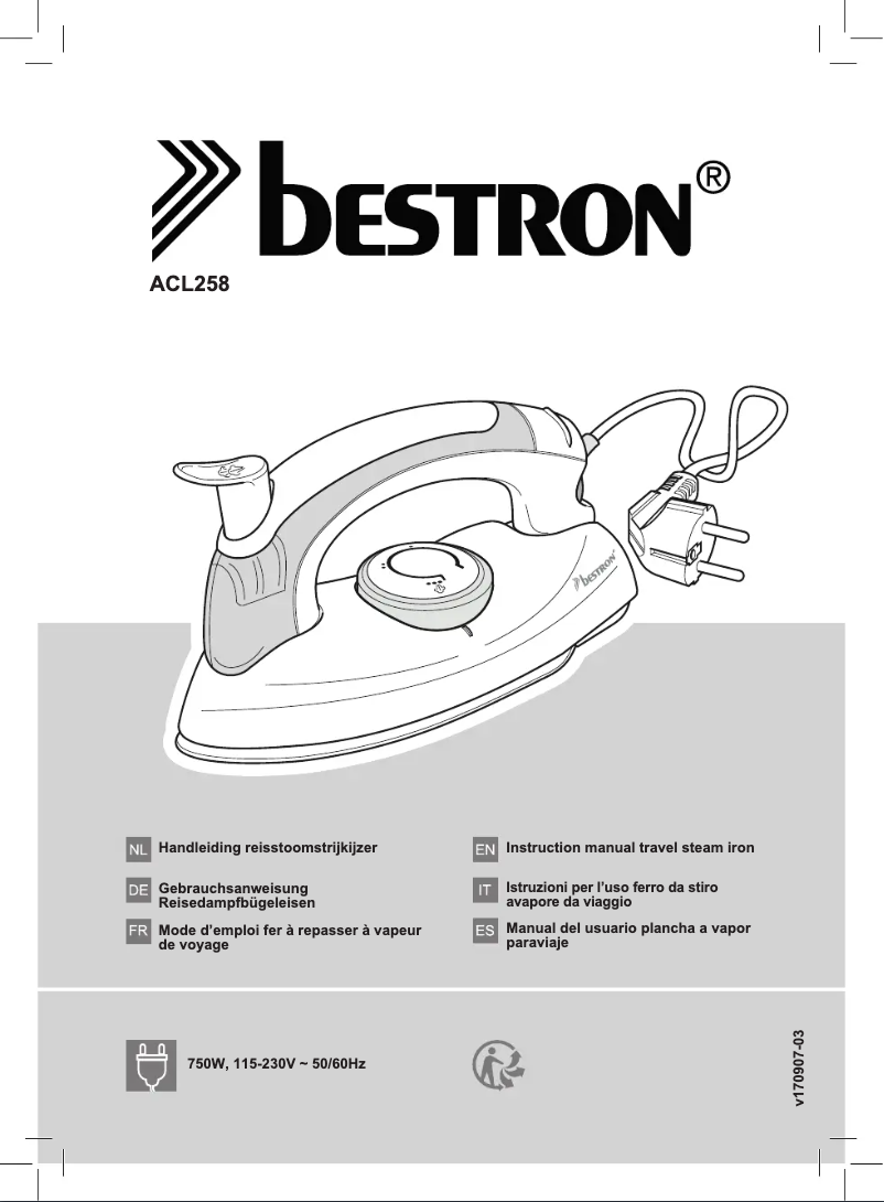 Image de la première page du manuel de l'appareil ACL258