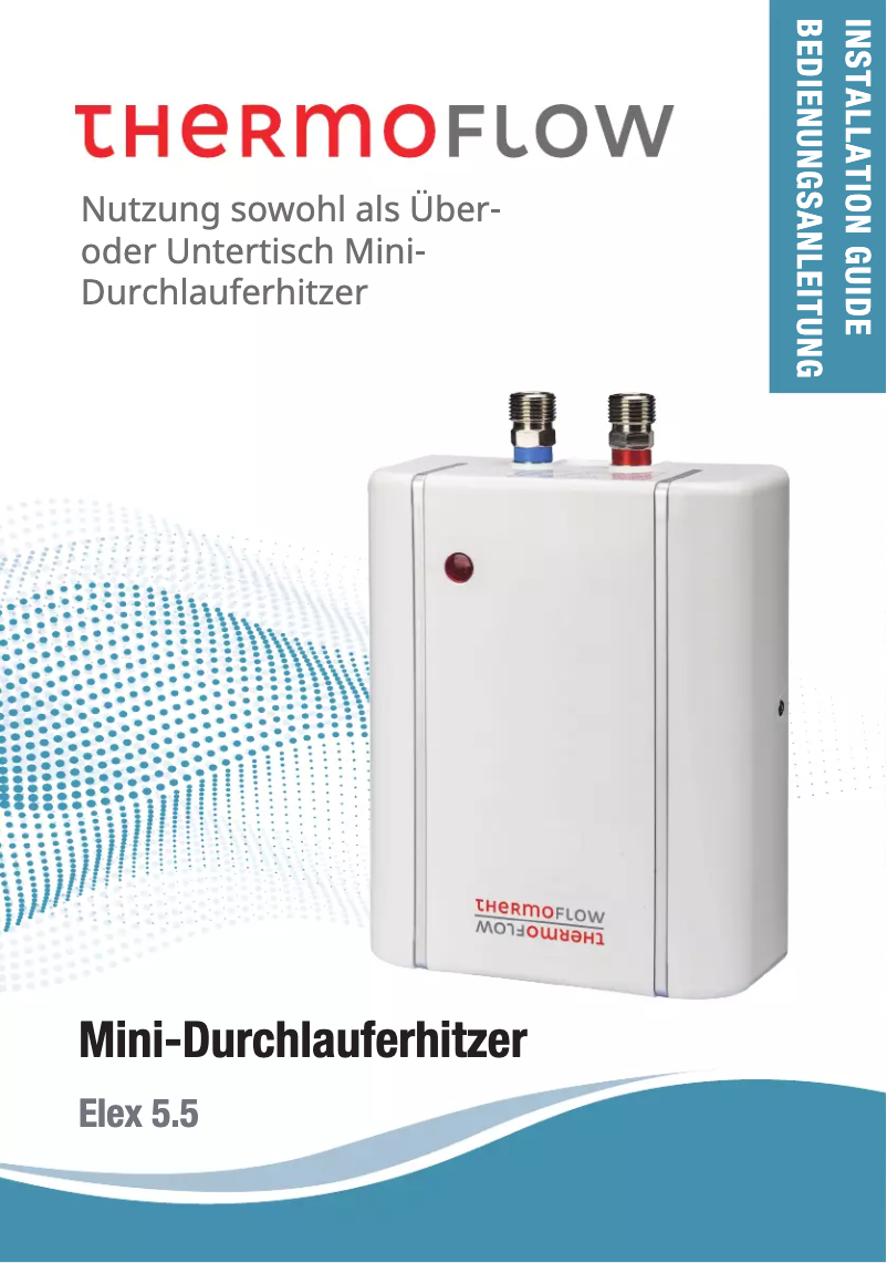 Image de la première page du manuel de l'appareil Elex 5.5