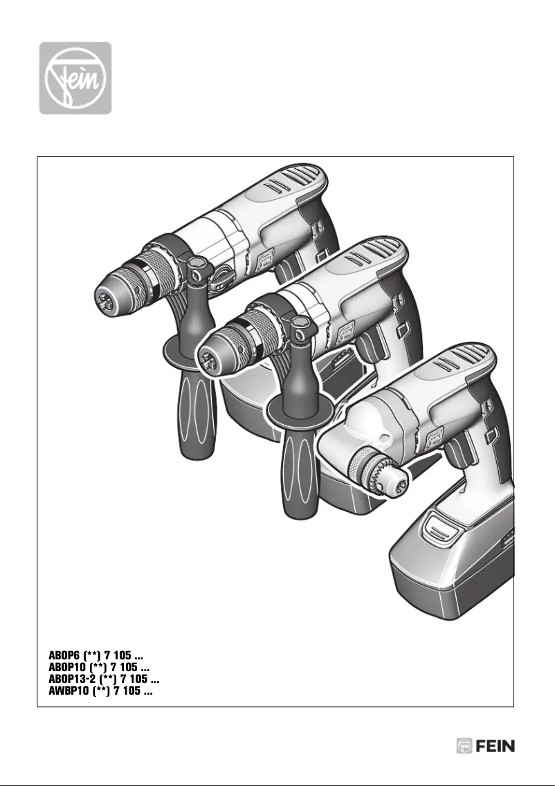 Page n°1 - Manuel utilisateur Fein AWBP 10 Select