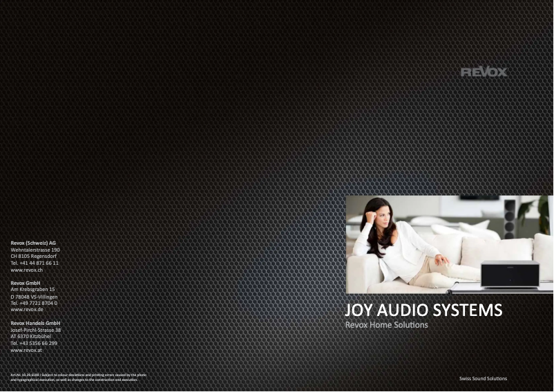 Imagen de la primera página del manual del dispositivo Joy S119