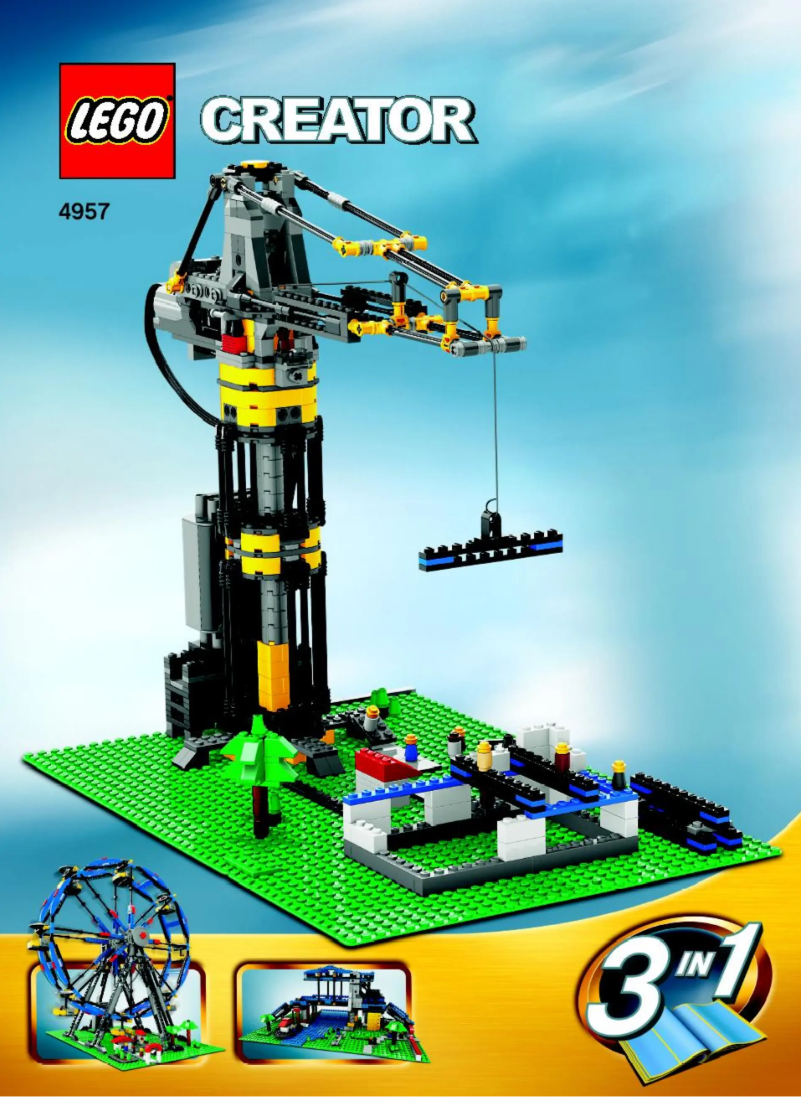 Page 1 de la notice Manuel utilisateur Lego Creator 4957