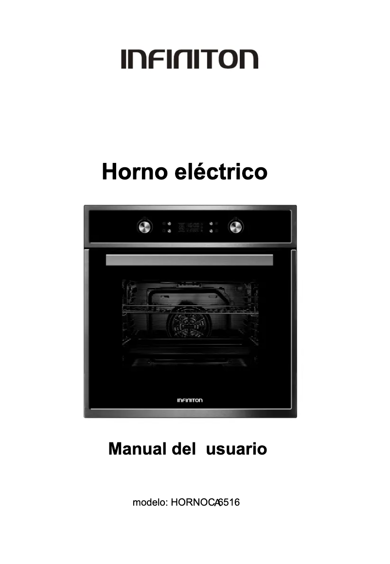 Image de la première page du manuel de l'appareil HORNOCA6516
