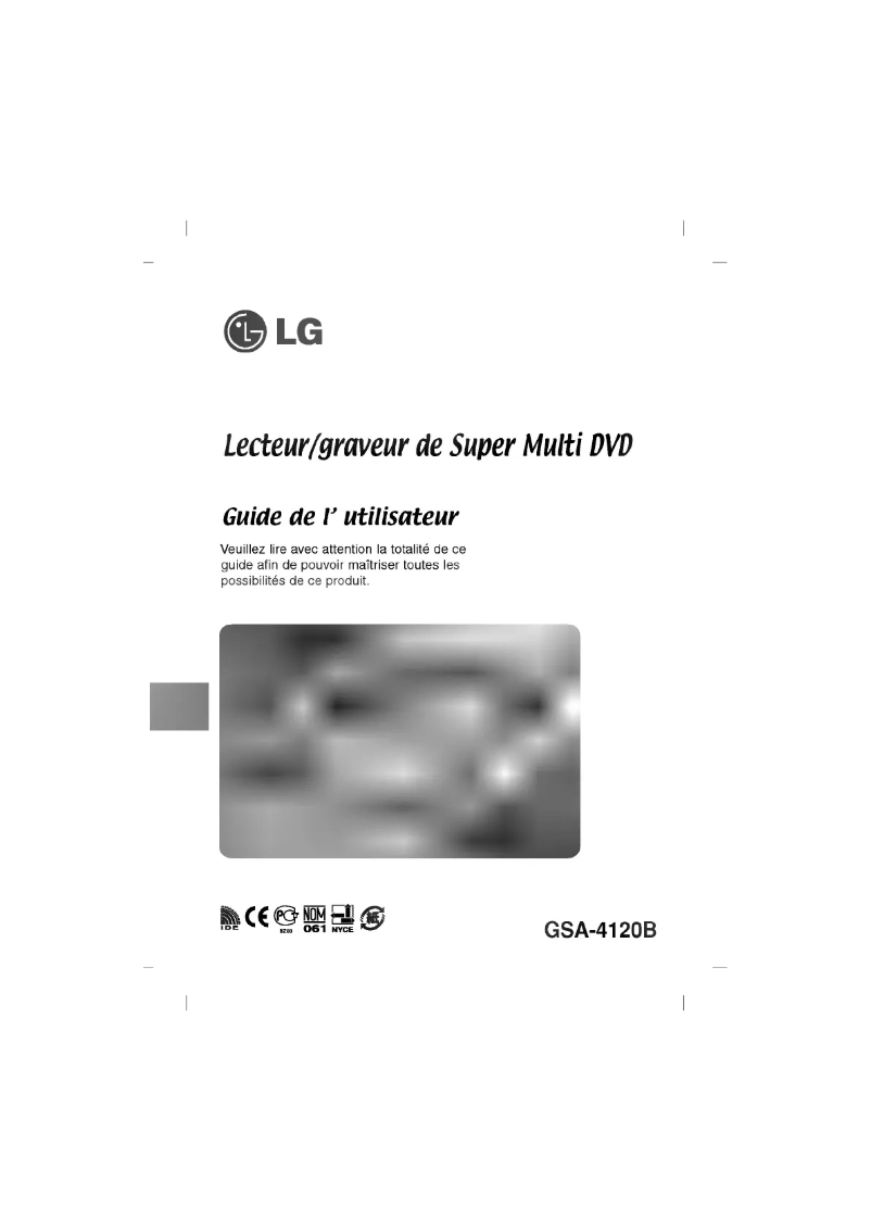 Page n°1 - Manuel utilisateur LG GSA-4120B